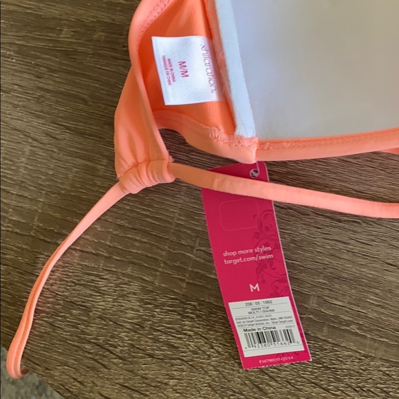 Pink Bandeaux Swim Top - Picture 3 of 3